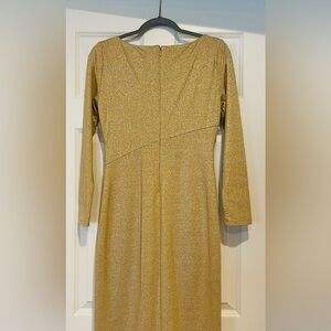 Ralph Lauren Gold Asymmetrical Dress